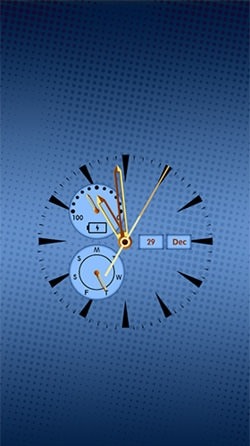 Clock: Real Time Android Wallpaper Image 1