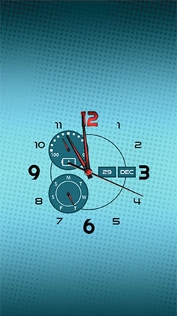 Clock: Real Time Android Wallpaper Image 2