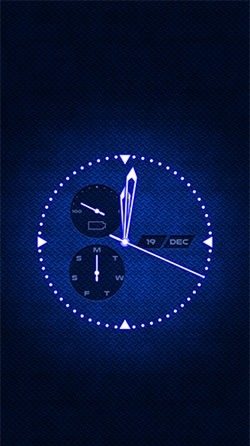 Analog Clock Android Wallpaper Image 1