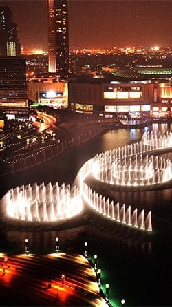 Dubai Fountain Android Wallpaper Image 1