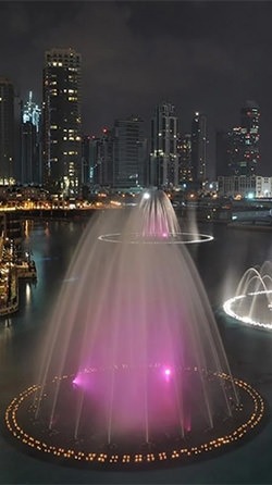 Dubai Fountain Android Wallpaper Image 2