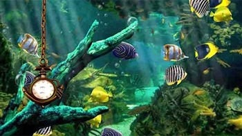 Aquarium: Clock Android Wallpaper Image 1
