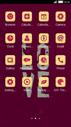 Love CLauncher Android Theme Image 2