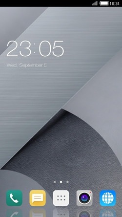 Gray CLauncher Android Theme Image 1