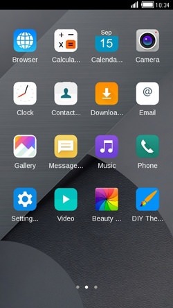 Gray CLauncher Android Theme Image 2