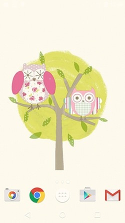 Cute Owl Android Wallpaper Image 3