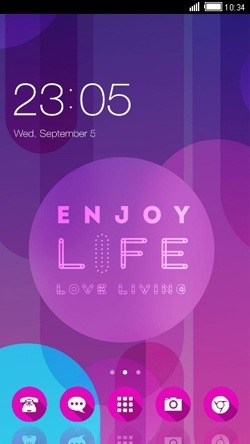 Enjoy Life CLauncher Android Theme Image 1