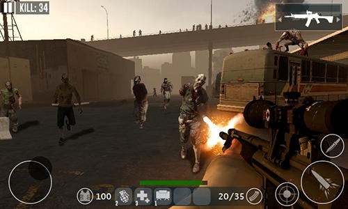 Dead Zombie Frontier War Survival 3D Android Game Image 4