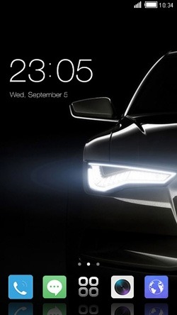 Car Headlight CLauncher Android Theme Image 1