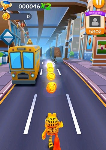 Garfield Rush Android Game Image 2
