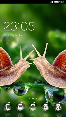 Snails CLauncher Android Theme Image 1