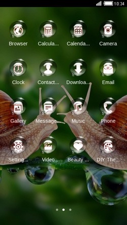 Snails CLauncher Android Theme Image 2