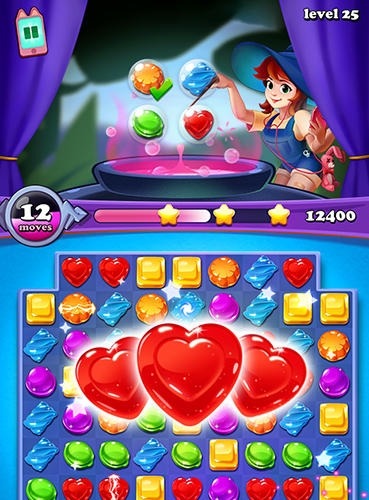 Gems Witch: Magical Jewels Android Game Image 3