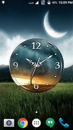 Tornado: Clock Android Wallpaper Image 3