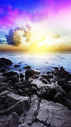 Fantasy Sunset Android Wallpaper Image 1
