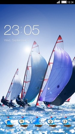Sailboat CLauncher Android Theme Image 1