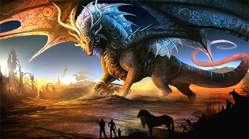 Fire Dragon Android Wallpaper Image 1