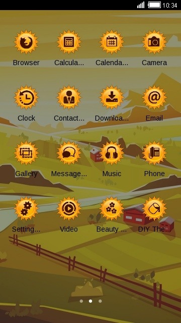 Landscape CLauncher Android Theme Image 2