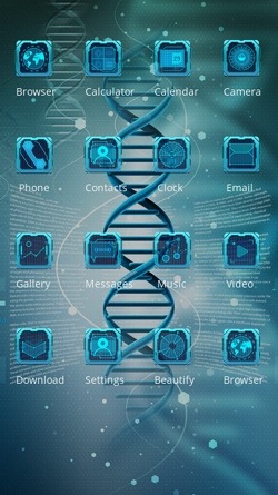 DNA CLauncher Android Theme Image 2