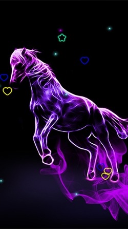 Neon Animals Android Wallpaper Image 3