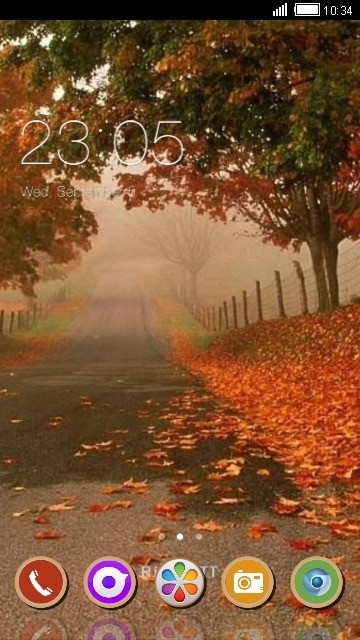 Autumn CLauncher Android Theme Image 1