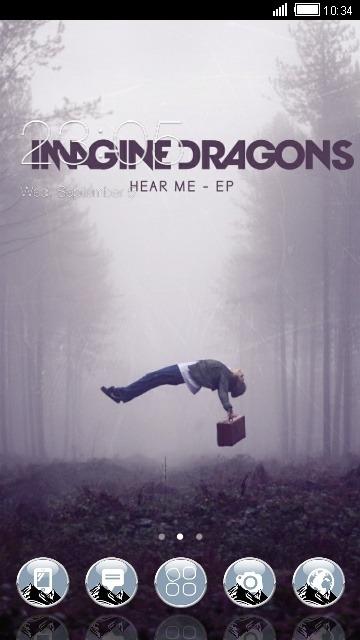 Imagine Dragons CLauncher Android Theme Image 1