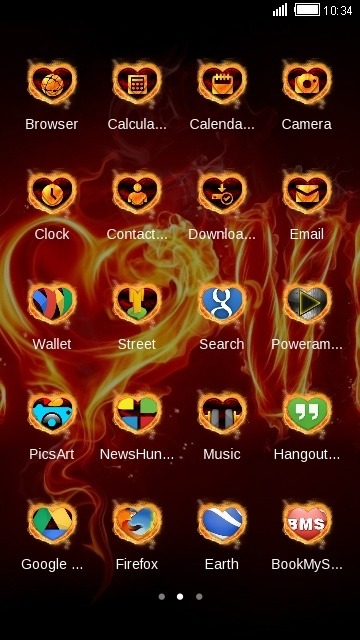 Love CLauncher Android Theme Image 2