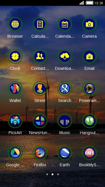 Evening CLauncher Android Theme Image 2