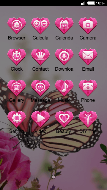 Butterfly CLauncher Android Theme Image 2