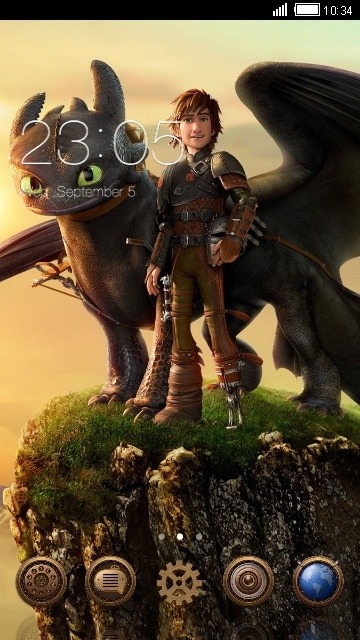 Dragon CLauncher Android Theme Image 1