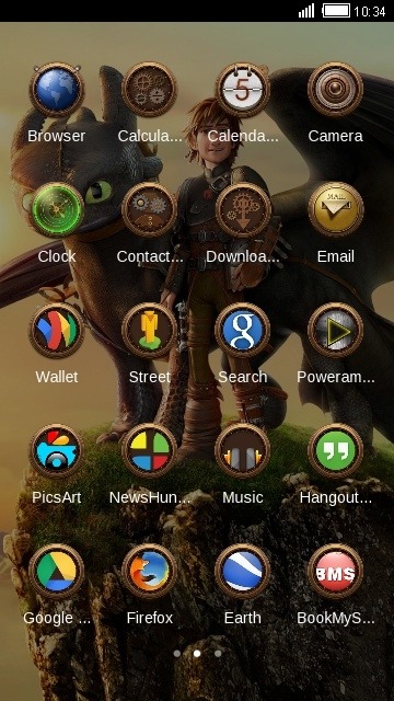 Dragon CLauncher Android Theme Image 2