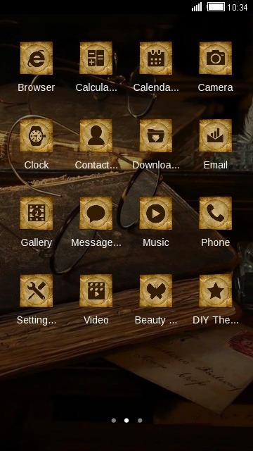 Antique CLauncher Android Theme Image 2