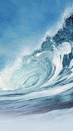Ocean Waves Android Wallpaper Image 1