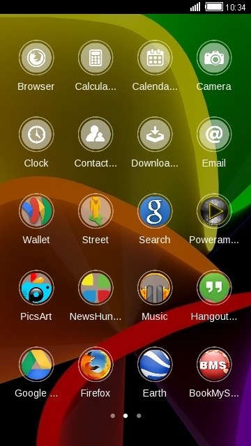 Colors CLauncher Android Theme Image 2