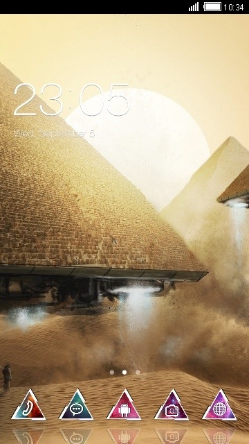 Pyramids CLauncher Android Theme Image 1