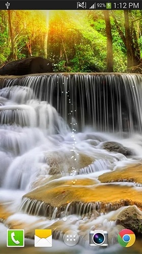 Waterfall Android Wallpaper Image 1