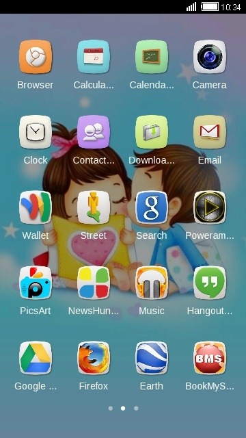 Boy &amp; Girl CLauncher Android Theme Image 2