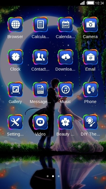 Lovers CLauncher Android Theme Image 2