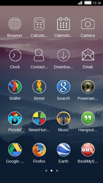 Landscape CLauncher Android Theme Image 2