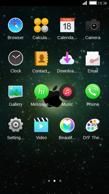 Apple CLauncher Android Theme Image 2