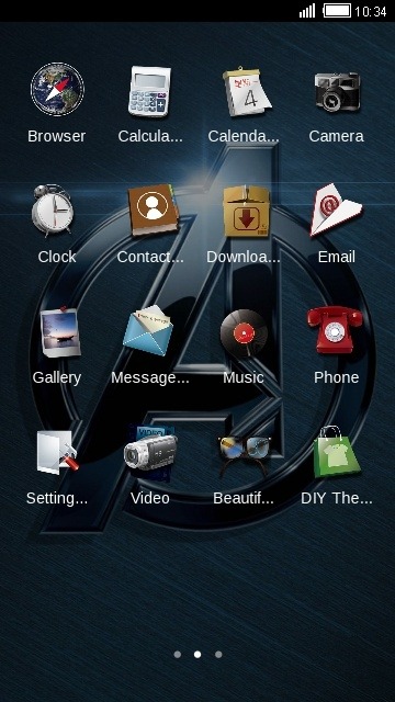 Avengers CLauncher Android Theme Image 2