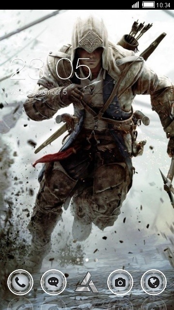 Assassin CLauncher Android Theme Image 1