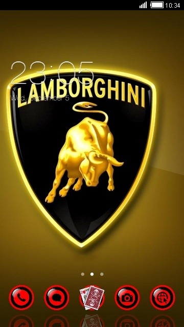 Lamborghini CLauncher Android Theme Image 1
