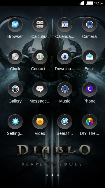 Grim CLauncher Android Theme Image 2