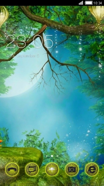 Fairyland CLauncher Android Theme Image 1