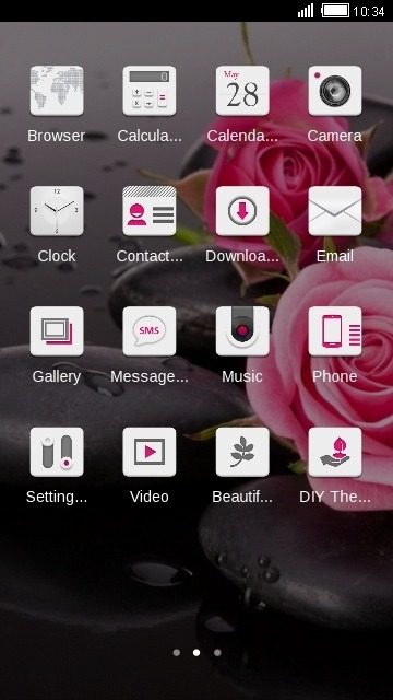 Flowers CLauncher Android Theme Image 2