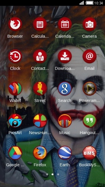 Joker CLauncher Android Theme Image 2