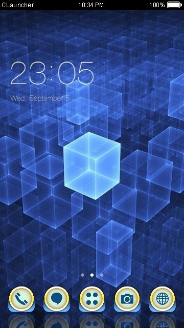 Cubes CLauncher Android Theme Image 1
