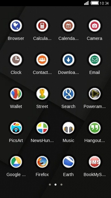 Dark CLauncher Android Theme Image 2