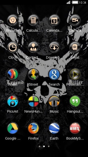 Skull CLauncher Android Theme Image 2